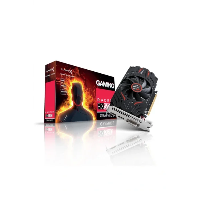 Genel Ürün Arcade Hero M RX550 Amd GDDR5 128Bit Vga.Dvi.Hdmi Tek Fan 4GB Ekran Kartı