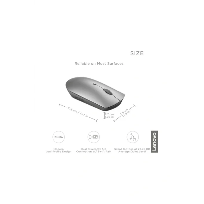 Genel Ürün 600 Gy50x88832 Bluetooth Silent Mouse Gri