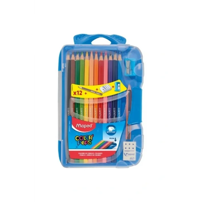 Genel Ürün Color Peps Kuru Boya 12 Renk Smart Box