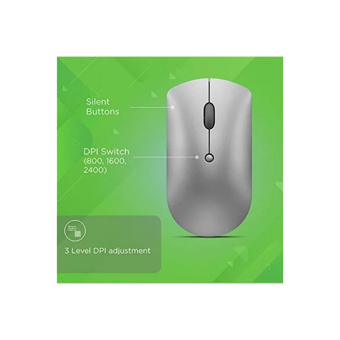 Genel Ürün Marka: 600 Sessiz Bluetooth Fare, Gri. Kategori: Mouse