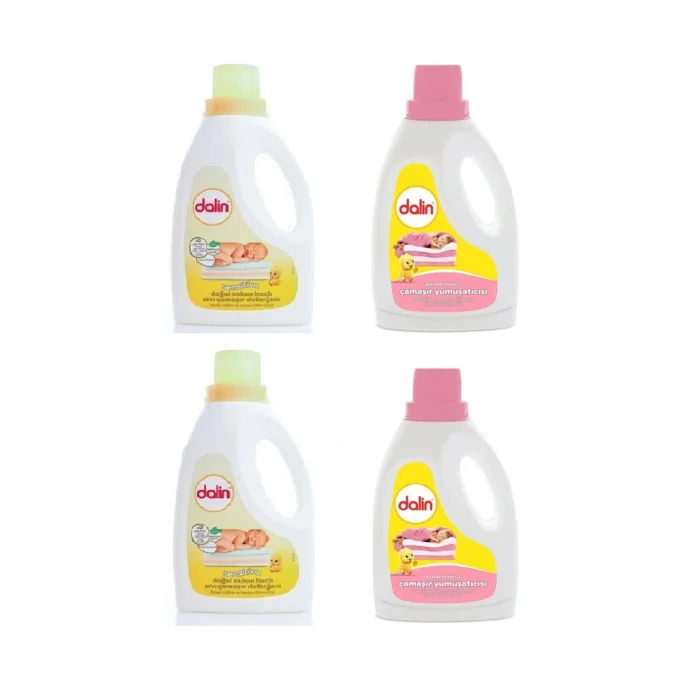 Genel Ürün Doğal Sabun Bazlı Deterjan 1500 Ml (2 Adet) + Bahar Ninnisi 1500 Ml (2 Adet)
