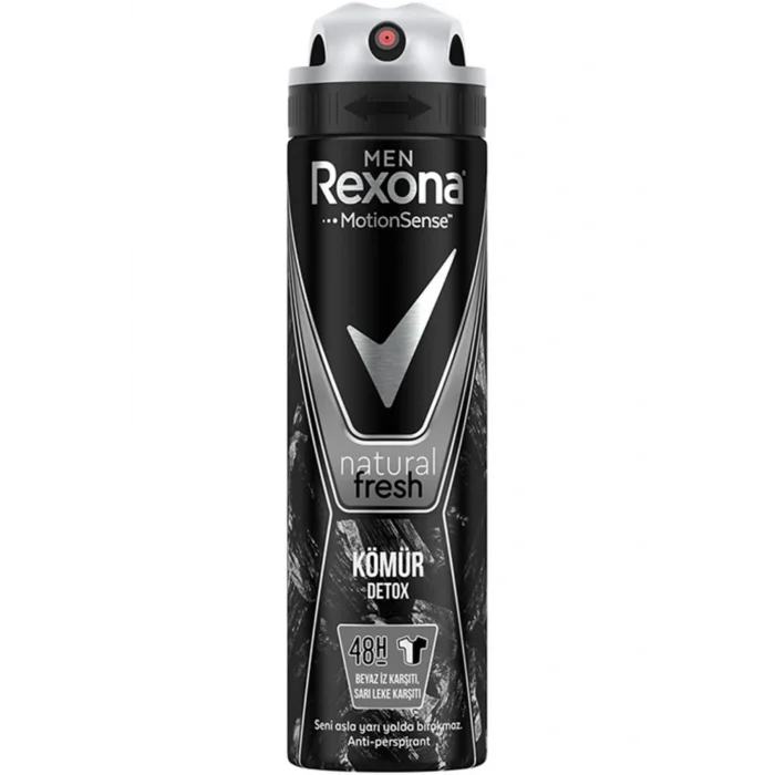 Genel Ürün Men Aerosol Kömür Detoksu Erkek Deodorant Sprey 150 ml