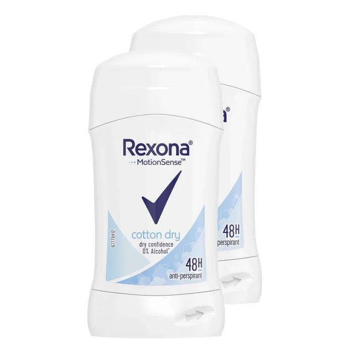 Genel Ürün Cotton Dry Stick Deodorant 40 Ml. Ikili Set