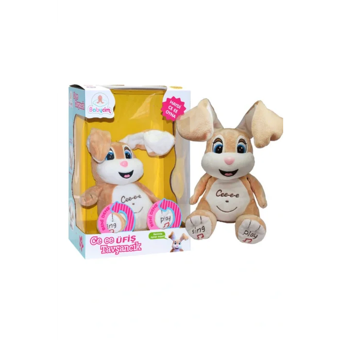 Oyuncak Ce Ee Oyuncu Tavşancık-şarkı Söyler,müzikli ,sesli Kulakları Hareket Eder*bebekler Için Oyuncak