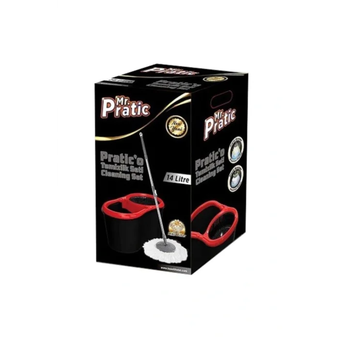 Genel Ürün Temizlik Seti - Süper Turbo Döner Başlıklı Mop Temizlik Seti