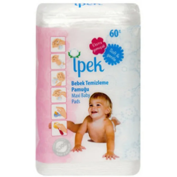 Genel Ürün Maxi Bebek Temizleme Pamuğu 60 x 6 Adet