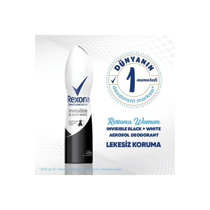 Genel Ürün Invisible Black And White Kadın Deodorant 200 Ml