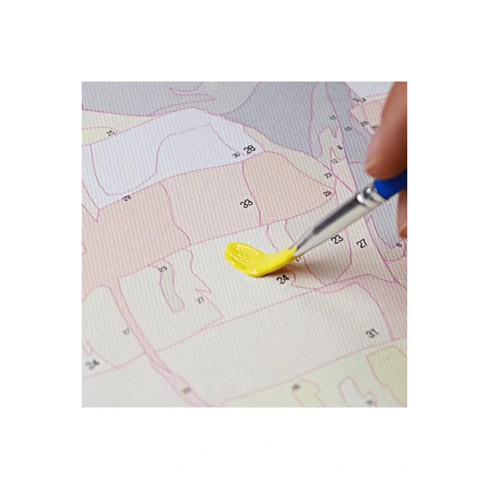 Genel Ürün Sayılarla Boyama Seti Kasnaklı Sakız Düşükü Zürafa 60 X 75 Cm