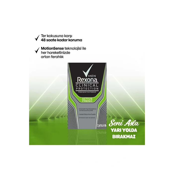 Genel Ürün Clinical Protection Erkek Stick Active Fresh Terlemeye Karşı Koruma 45ml