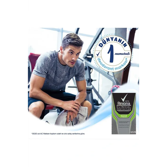 Genel Ürün Clinical Protection Erkek Stick Active Fresh Terlemeye Karşı Koruma 45ml