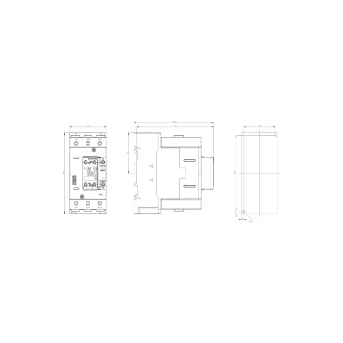 Genel Ürün - 3rt2045-1ap00 Sirius Kontaktör 80a 230v Ac 37kw