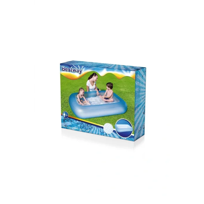 Genel Ürün Havuz Şişme Tabanlı 165*104*25 Cm Pembe Mavi Şişme Tabanlı Çocuk Havuzu