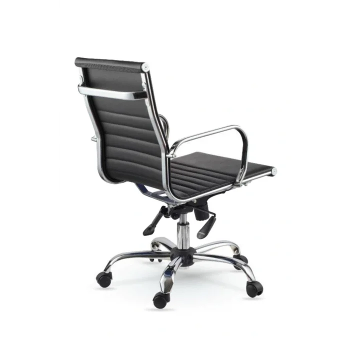 Genel Ürün Ofis Chrome Çalışma Koltuğu Siyah