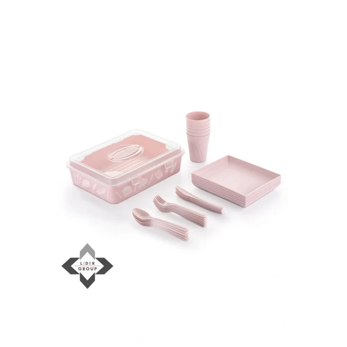 Genel Ürün 6 Kişilik 32 Parça Çantalı Piknik - Kamp Seti