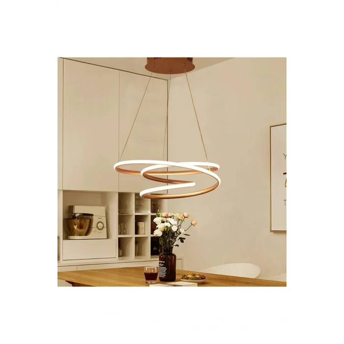 Genel Ürün Led Avize Sarkıt Freerun Tra36501 Ø60cm Boya:siyah - Işık:6500k Soğuk Beyaz