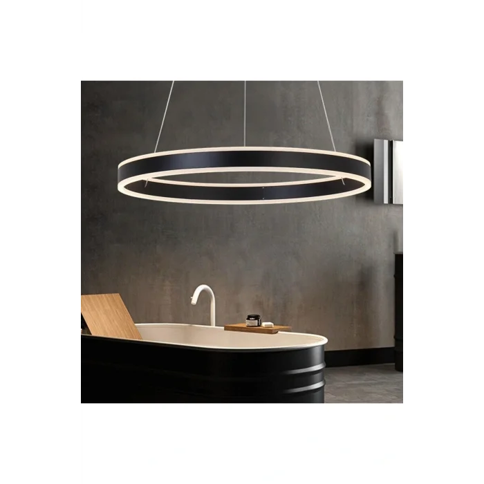 Genel Ürün Led Avize Sarkıt Neptun Trv61901 Pro Ø60cm Boya:antrasit - Işık:3000k Sıcak Beyaz