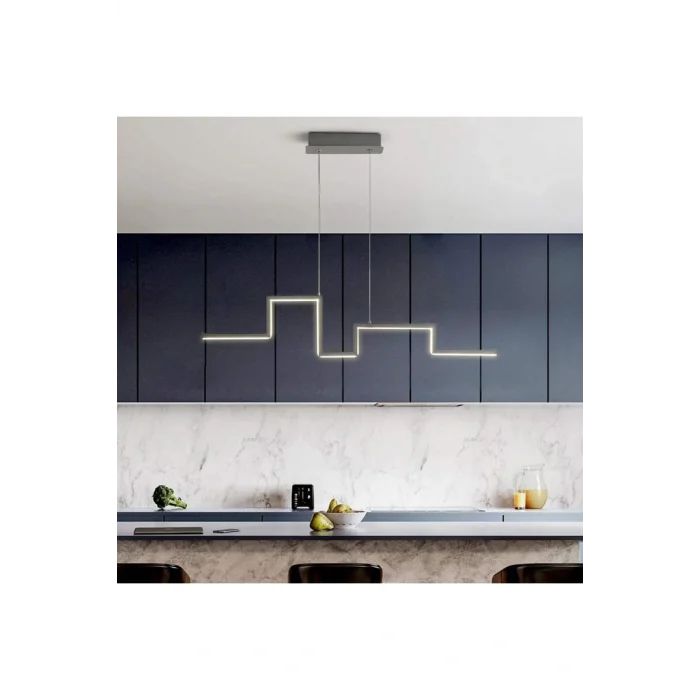 Genel Ürün Led Avize Sarkıt Pulse Tra30077 120cm Boya:beyaz - Işık:4000k Doğal Beyaz