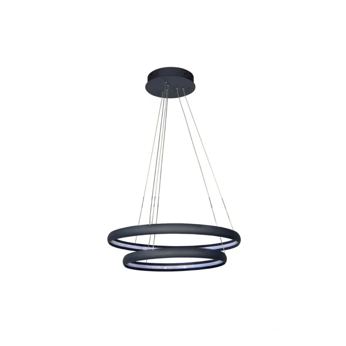 Genel Ürün Led Avize Sarkıt Vısgraat Trv30005a Pro Ø60cm Boya:antrasit - Işık:6500k Soğuk Beyaz