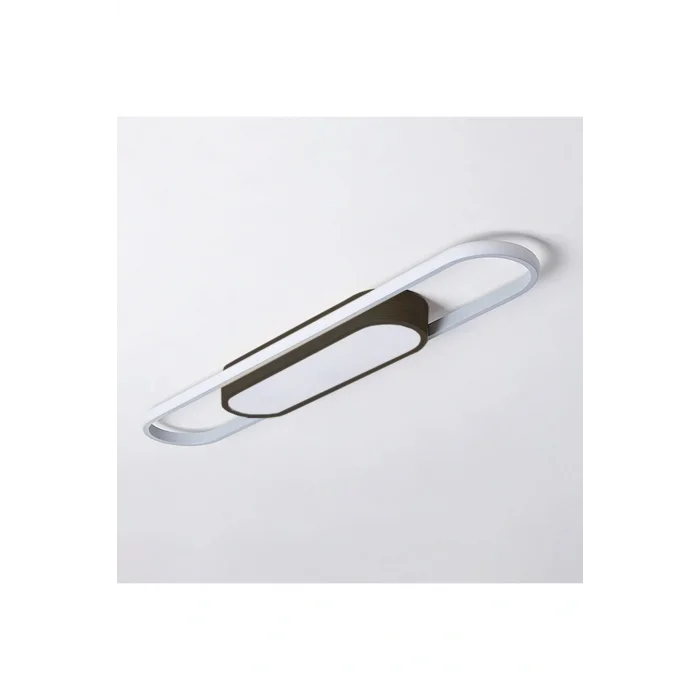 Genel Ürün Led Avize Plafonyer Long Drumbelt Tra34201p 70*18cm Boya:antrasit - Işık:3000k Sıcak Beyaz