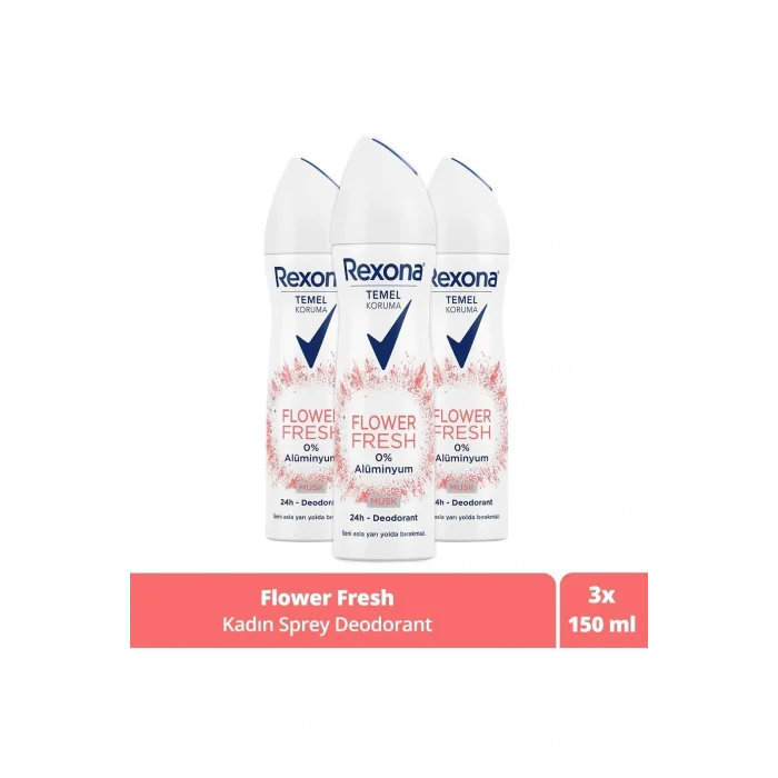 Genel Ürün Flower Fresh Deodorant 150 ml x 3 Adet