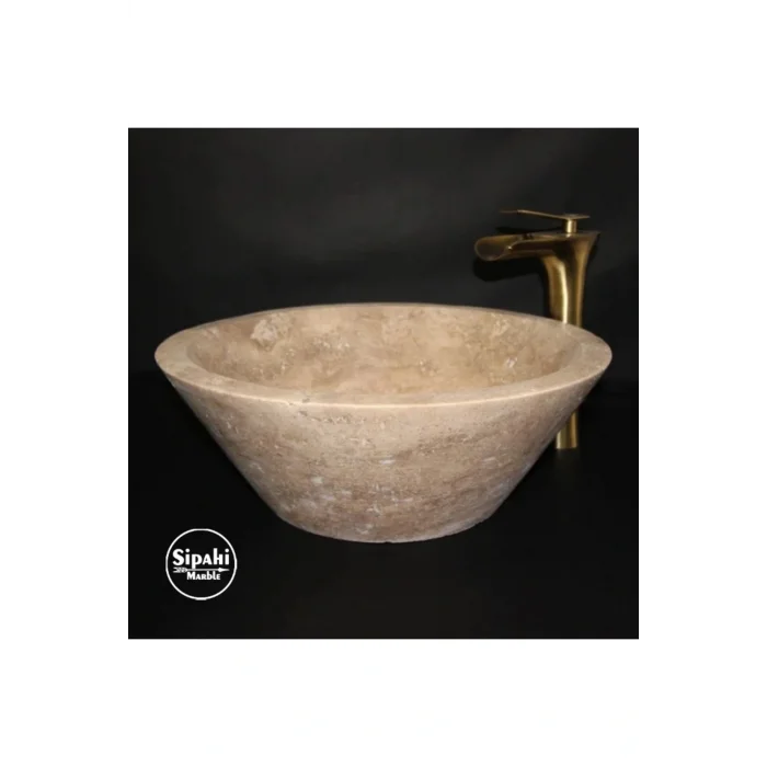 Genel Ürün Noche Traverten V Model Çanak Lavabo