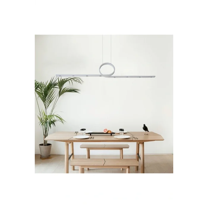 Genel Ürün Led Avize Sarkıt Eyes Tr1a108 120cm Boya:beyaz - Işık:6500k Soğuk Beyaz