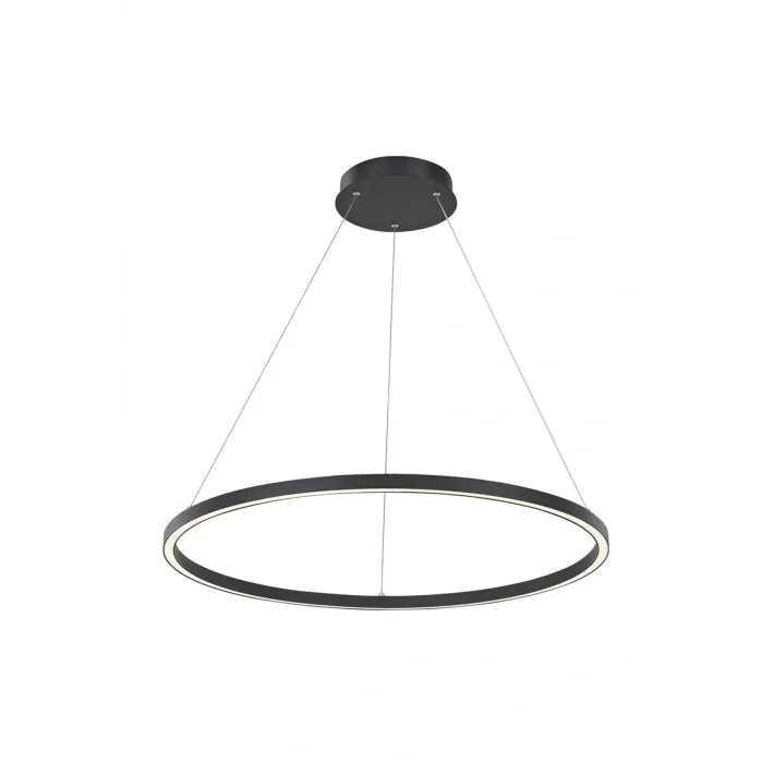 Genel Ürün Led Avize Sarkıt Cırkel Trv30041d Pro Ø100cm Boya:siyah - Işık:6500k Soğuk Beyaz