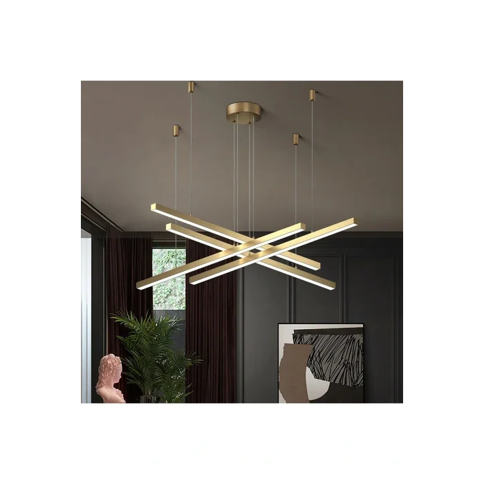 Genel Ürün Led Avize Sarkıt 4tıge Tra30304 4*100cm Boya:beyaz - Işık:4000k Doğal Beyaz