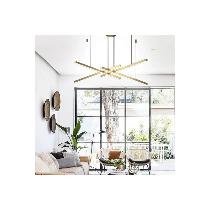 Genel Ürün Led Avize Sarkıt 4tıge Tra30304 4*100cm Boya:beyaz - Işık:4000k Doğal Beyaz