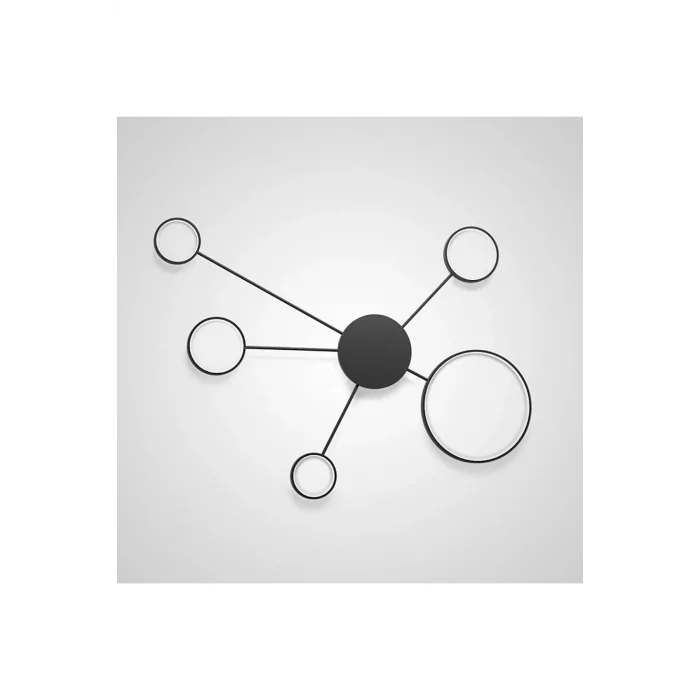 Genel Ürün Led Avize Plafonyer Planets Trv83019 Pro 130*100cm Boya:antrasit - Işık:4000k Doğal Beyaz
