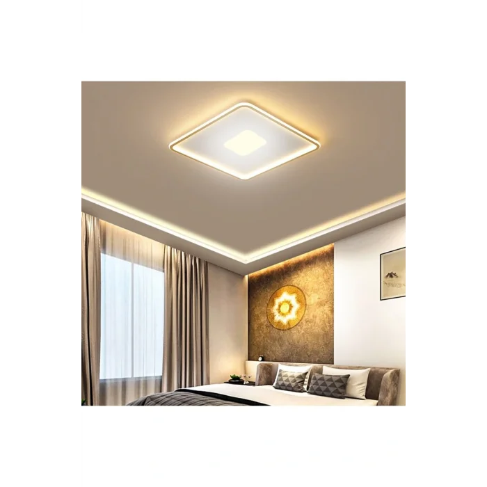 Genel Ürün Led Avize Plafonyer Basıs Tra54100k 40*40cm Boya:beyaz - Işık:6500k Soğuk Beyaz