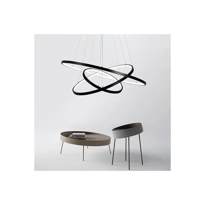 Genel Ürün Led Avize Sarkıt Mını3 Tra30030 Ø65cm Boya:beyaz - Işık:4000k Doğal Beyaz