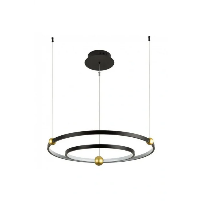 Genel Ürün Led Avize Sarkıt Orbıt Trv30071 Pro Ø65cm Boya:siyah - Işık:6500k Soğuk Beyaz