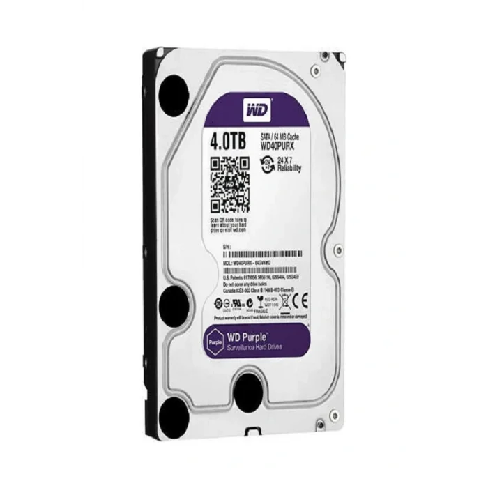 Genel Ürün Wd Purple 4 Tb 3.5 5400 Rpm Sata 3 Wd40purx Güvenlik Harddisk Hdd 7/24