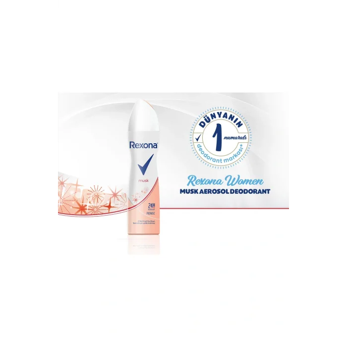 Genel Ürün Temel Koruma Kadın Sprey Deodorant Musk Flower Fresh 150 Ml X3 Adet