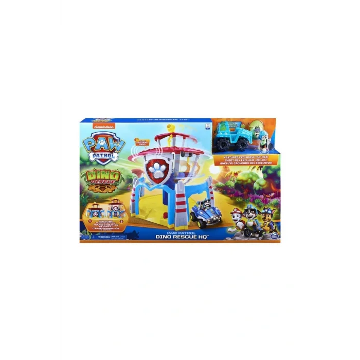 Oyuncak S01031999 Paw Patrol Dino Rescue Gözetleme Kulesi, 1figür Ve 1 Araç Dahildir