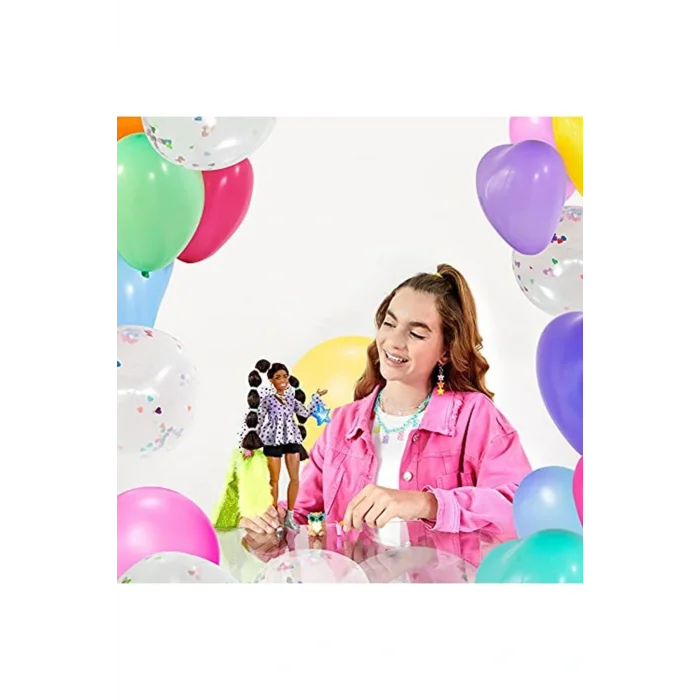 Genel Ürün Pigtails Ve Bobble Saç Bağları Ile Ekstra Bebek