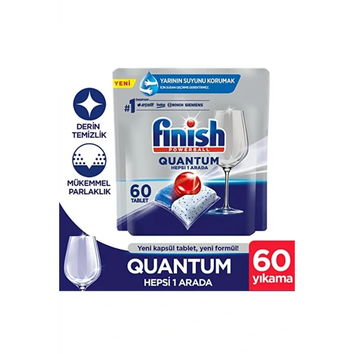 Genel Ürün Quantum Bulaşık Makinesi Deterjanı 60 Tablet