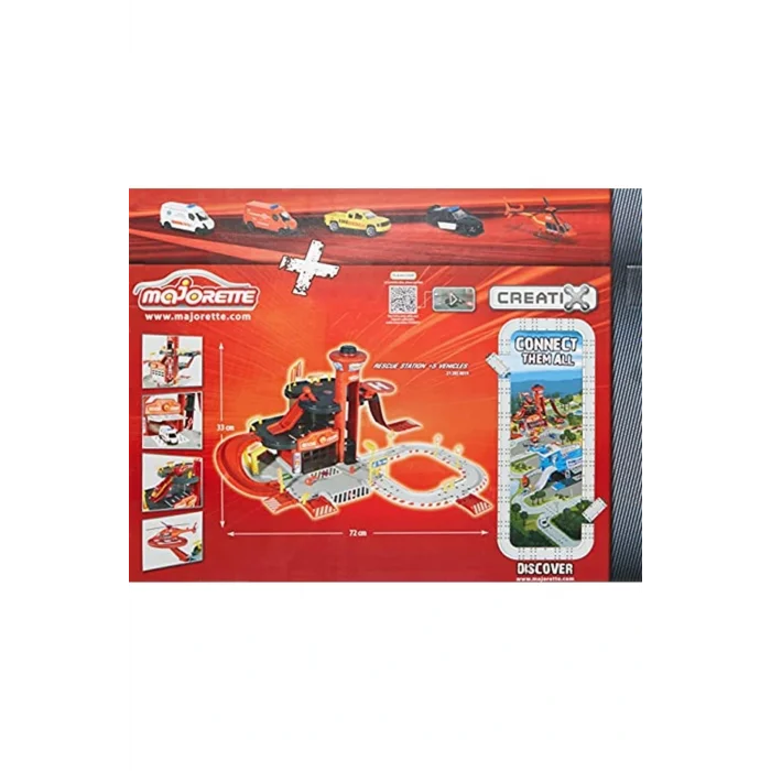 Genel Ürün ZEYBİLİŞİM Creatix Büyük Oyun Seti Kurtarma Istasyonu +5 Model Araç