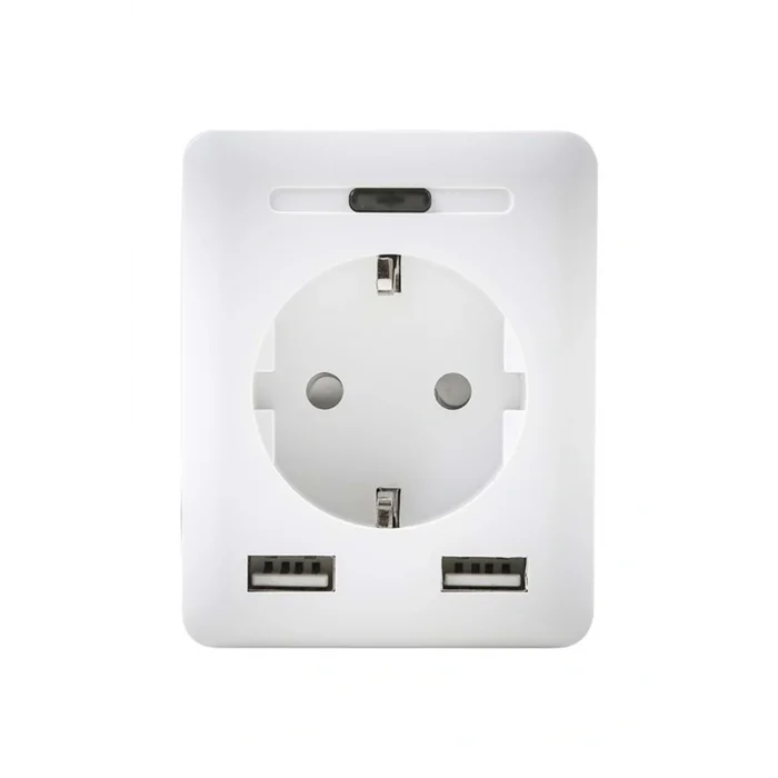 Genel Ürün Swapp Sl-04 10a Akım Korumalı Akıllı Priz 2 Usb 2.4 Wifi Tuya Google Assistant Alexa Siri Destekli