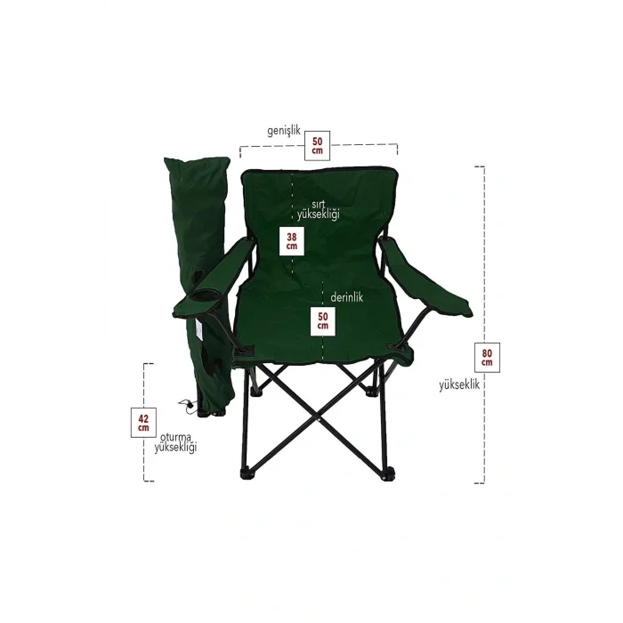 Genel Ürün Katlanabilir Kamp Sandalyesi Piknik Sandalyesi Plaj Sandalyesi Taşıma Çantalı