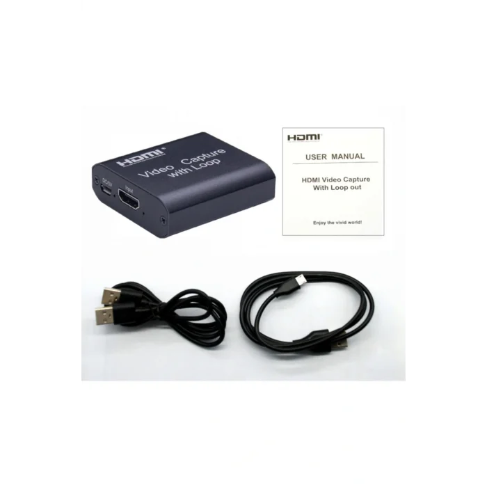 Genel Ürün 4k Çift Çıkışlı Hdmı Video Capture Video Yakalama Cihazı Ve Canlı Yayın Kartı 4kvc300