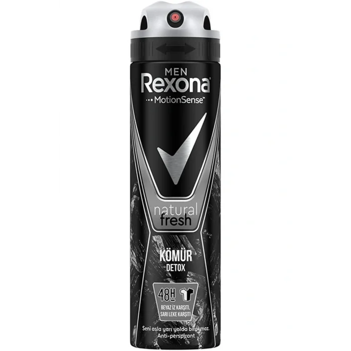 Genel Ürün Men Aerosol Kömür Detoksu Erkek Deodorant Sprey 150 Ml