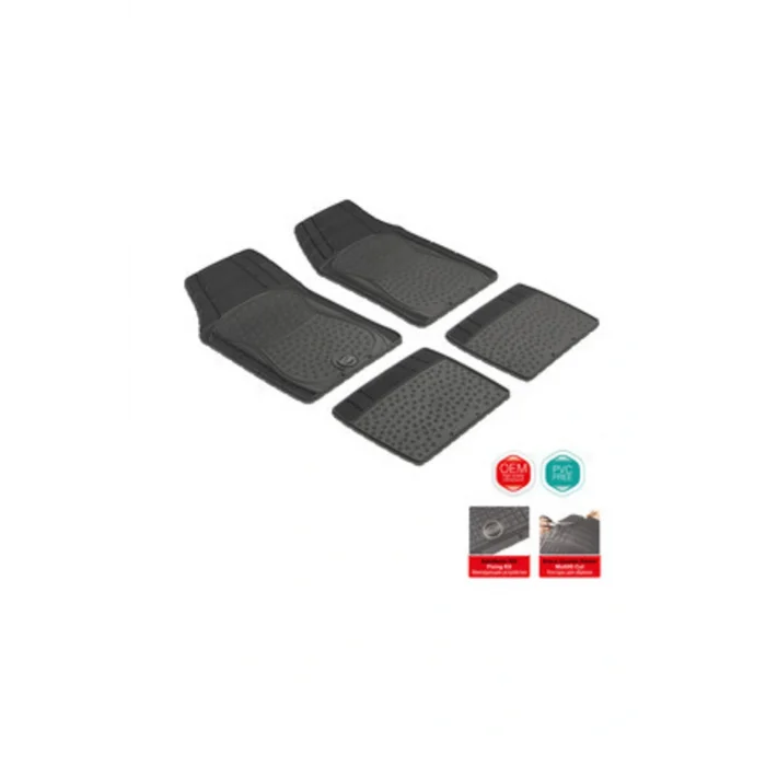 Genel Ürün Bubble Base Universal Kauçuk Paspas Siyah Uyumlu