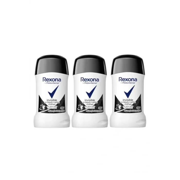 Genel Ürün Motion Sense Invisible On Black + White Clothes Anti Perspirant 48h 40 ml X 3 Adet