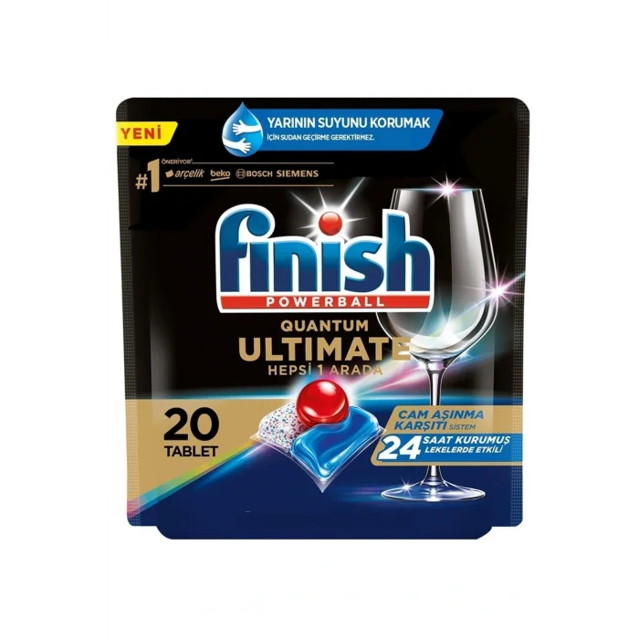 Genel Ürün Quantum Ultimate Bulaşık Makinesi Deterjanı 20 Kapsül