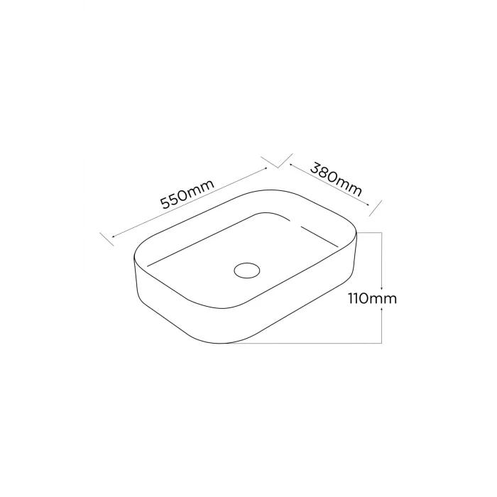 Genel Ürün Life Matt Black Çanak Lavabo