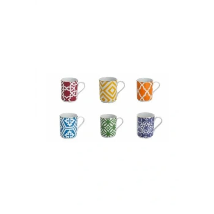 Hacamat Seti Morocco Kupa Takımı 345cc 6lı Rengarenk