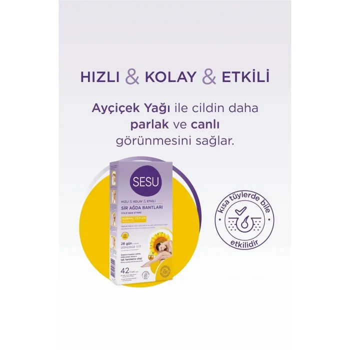 Genel Ürün Ağda Bandı Normal Sarı 42li