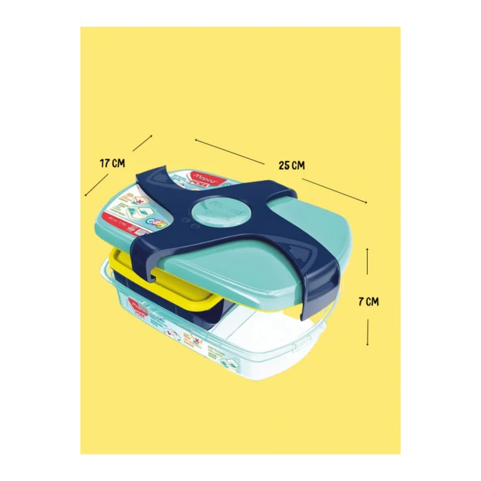 Genel Ürün Picnik Beslenme Kutusu 1,8 Lt Mavi Yeşil 3154148700173
